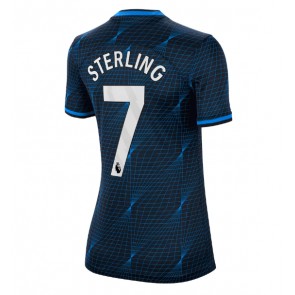 Chelsea Raheem Sterling #7 Koszulka Wyjazdowych Kobiety 2023-24 Krótki Rękaw